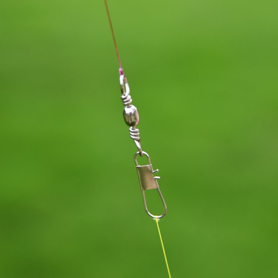 Tab Barrel Swivel with B-Type Snap | Premium Fishing Connector